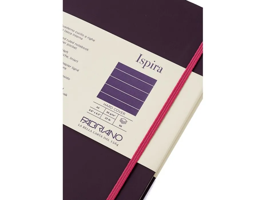 Fabriano Ispira Myk A5 Linjert – Purple