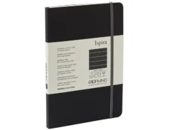 Fabriano Ispira Myk A5 Linjert – Black