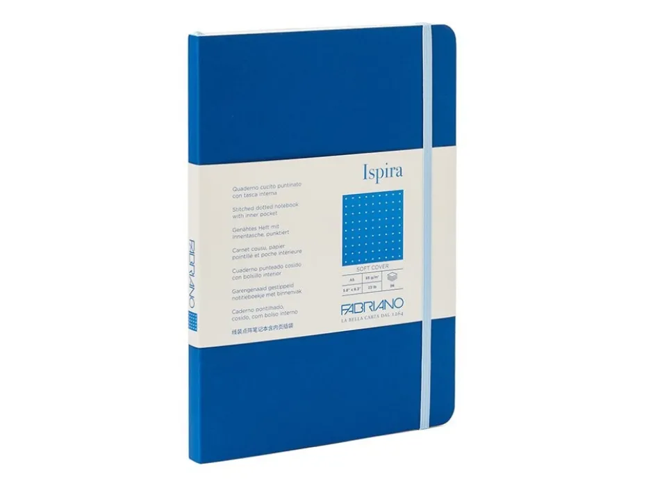 Fabriano Ispira Myk A5 Prikker Royal Blue