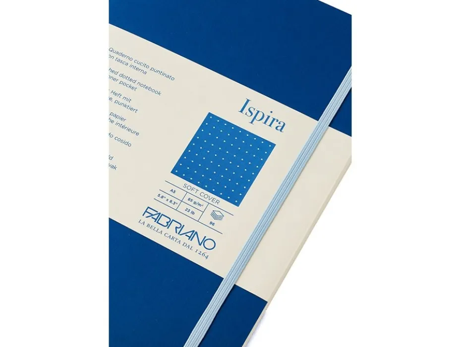 Fabriano Ispira Myk A5 Prikker Royal Blue