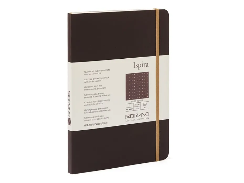 Fabriano Ispira Myk A5 Prikker Brown