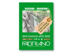 Fabriano Økologisk tegneblokk 200g A3 25 ark