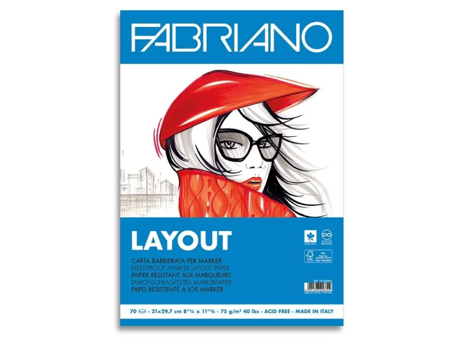 Fabriano Layout A4 – 75g – 70 ark