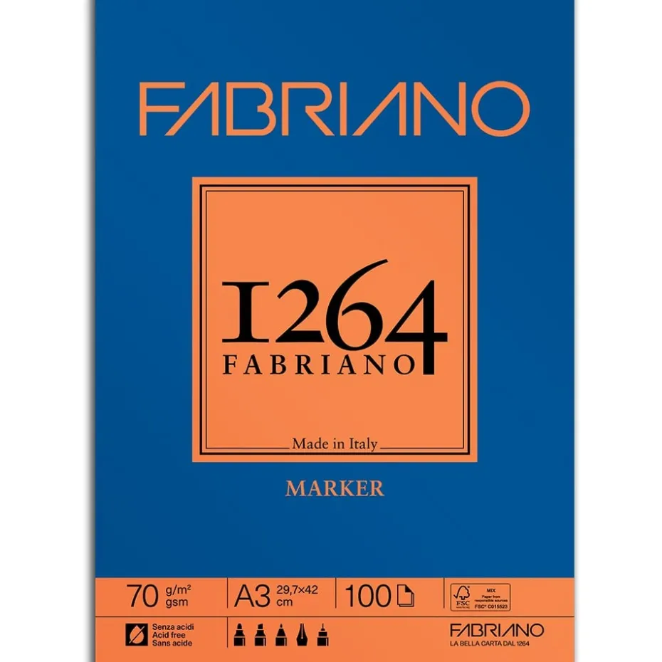 Fabriano 1264 Marker – Limt 70g 100ark – A3