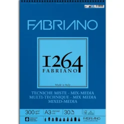 Fabriano 1264 Mixed Media – Spiral 300g 30ark – A3