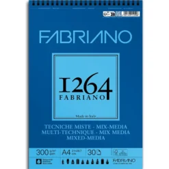 Fabriano 1264 Mixed Media – Spiral 300g 30ark – A4