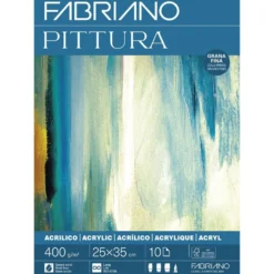Fabriano Pittura Akrylblokk – 400g 10ark – 25x35cm