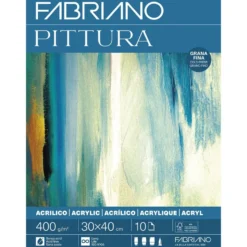 Fabriano Pittura Akrylblokk – 400g 10ark – 30x40cm