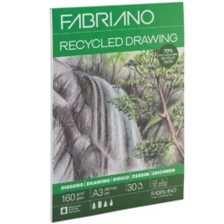 Fabriano Recycled Drawing Tegneblokk 160g 30ark – A3