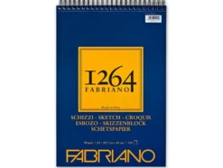 Fabriano 1264 Sketch Skisseblokk Spiral 90g 120ark – A3