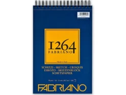 Fabriano 1264 Sketch Skisseblokk Spiral 90g 120ark – A4
