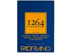 Fabriano 1264 Sketch Skisseblokk Limt 90g 100ark – A3