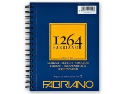 Fabriano 1264 Sketch Skisseblokk Spiral 90g 60ark – A5