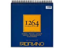 Fabriano 1264 Sketch Skisseblokk Spiral 90g 120ark – 30x30cm