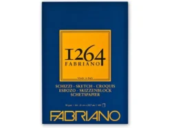 Fabriano 1264 Sketch Skisseblokk Limt 90g 100ark – A4