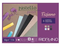 Fabriano Tiziano Pastellblokk A4 160g 30ark – Brizzati