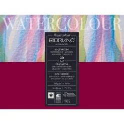 Fabriano Watercolour Akvarellblokk 200g GF – 20ark – 18x24cm