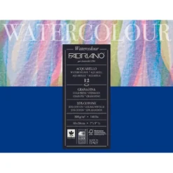 Fabriano Watercolour Akvarellblokk 300g GF – 12ark – 18x24cm