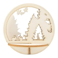 Figursett i tre – Julekule Ø: 78mm – Hare