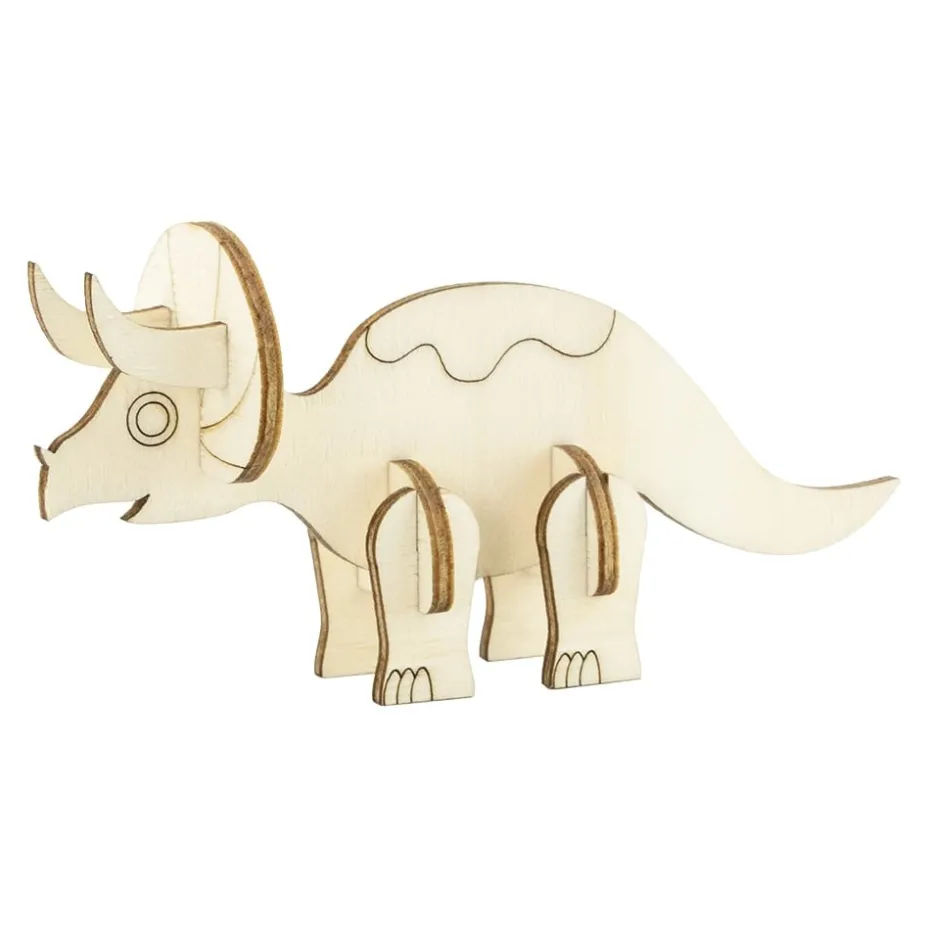 Figursett i tre 1stk Dinosaur – Triceratops
