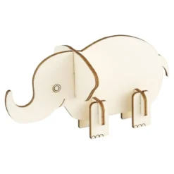 Figursett i tre 1stk Safari – Elefant
