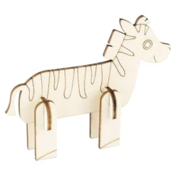 Figursett i tre 1stk Safari – Sebra