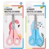 Folia Barnesaks 13,5cm Avrundet – Rosa/blå assortert