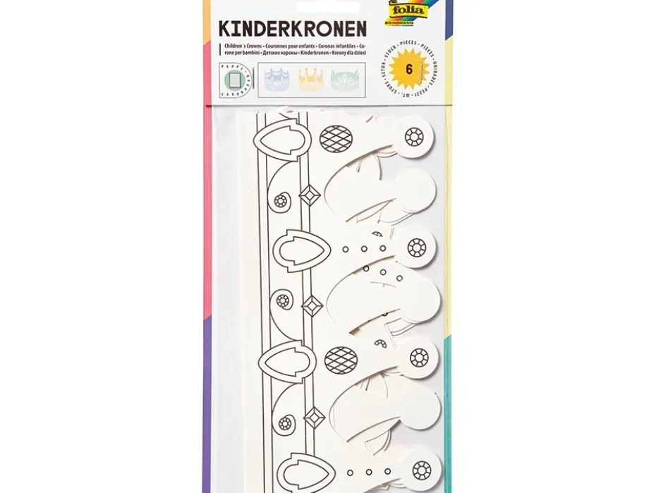 Folia Bursdagskroner 6stk