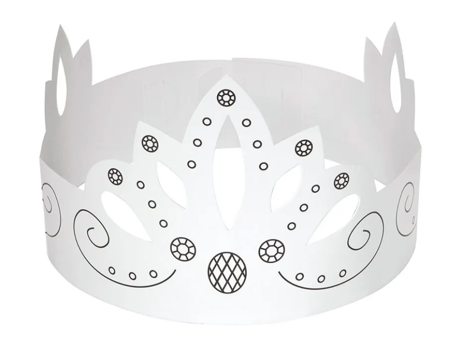 Folia Bursdagskroner 6stk