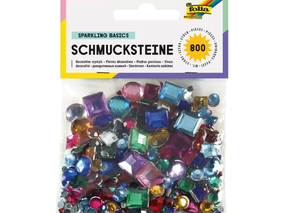 Folia Dekorative diamanter 800stk – Basic