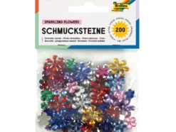 Folia Dekorative diamanter 200stk – Blomster