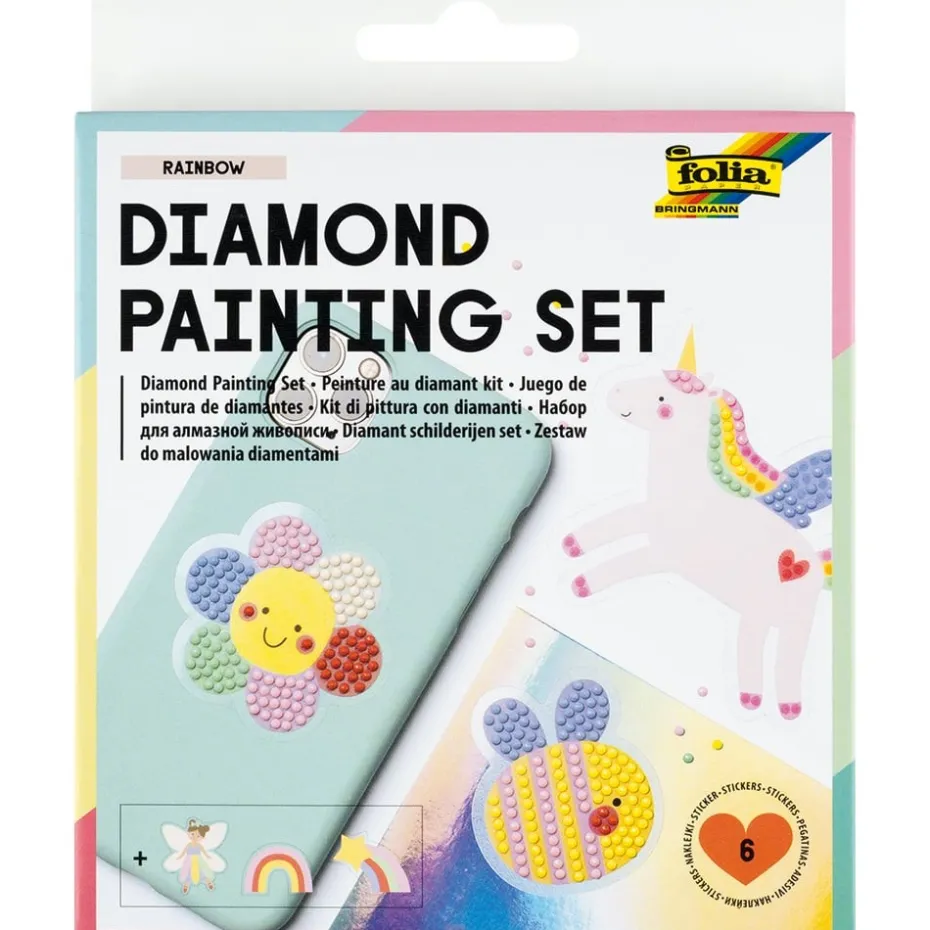 Folia Diamond Painting Sett – Rainbow