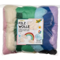 Folia Filteull 100% polyester 350g 12 farger – RAINBOW