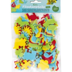 Folia Filtfigurer selvklebende 112stk – Barn