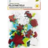 Folia Filtfigurer selvklebende 117stk – Jul