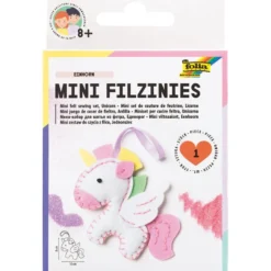 Folia Filtfigur Mini sysett – Enhjørning