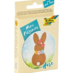 Folia Filtfigur Mini sysett – Påskehare
