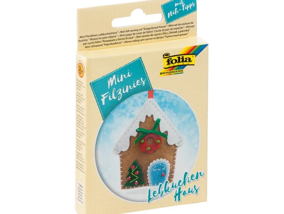 Folia Filtfigur Mini sysett – Pepperkakehus