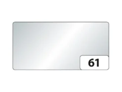 Folia Fotokartong A4 – 300g 10ark – 61 Sølv blank