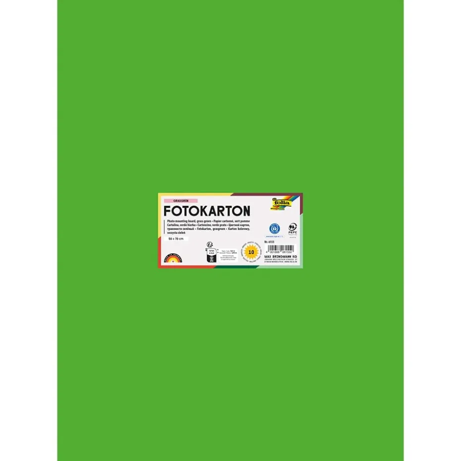 Folia Fotokartong 50×70 – 300g – 55 Gressgrønn