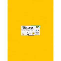 Folia Fotokartong 50×70 – 300g – 15 Gullgul