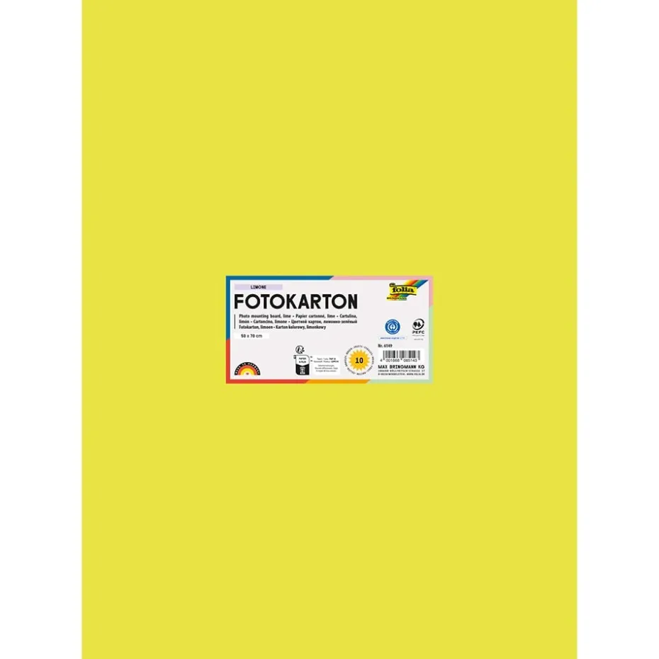 Folia Fotokartong 50×70 – 300g – 49 Lime