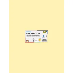 Folia Fotokartong 50×70 – 300g – 11 Strågul