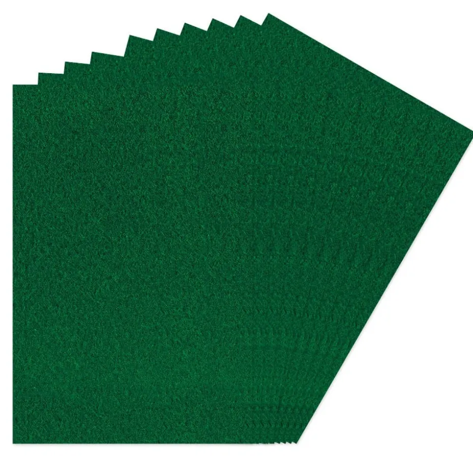 Folia Hobbyfilt 150g/m – 20x30cm 10stk – Grangrønn