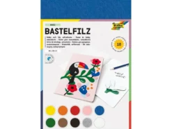 Folia Hobbyfilt 20x30cm 10ark – Selvklebende Basic