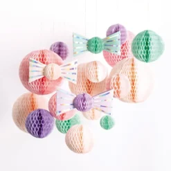 Folia Honeycomb silkepapir 4 ark 21×33 cm – Pastell