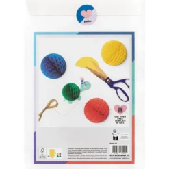 Folia Honeycomb silkepapir 4 ark 21×33 cm – Basic
