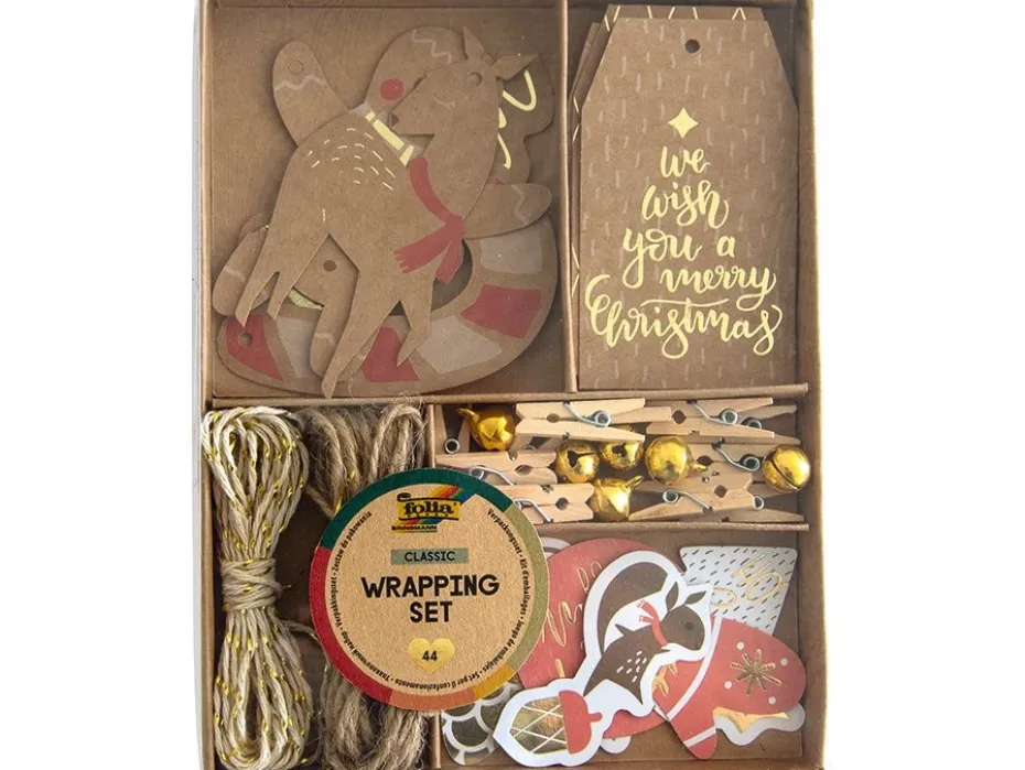 Folia Innpakningssett – Christmas Classic