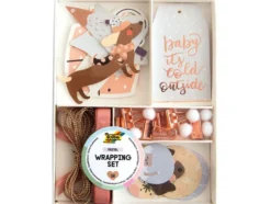 Folia Innpakningssett – Winter Wonderland Pastel