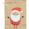 Folia Jute Julesekk 25x35cm – Julenisse